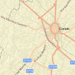 Corato Street Map