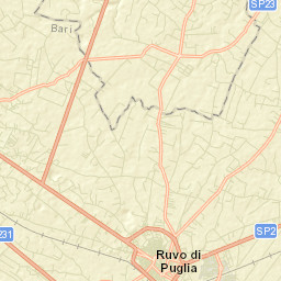 Ruvo di Puglia Street Map