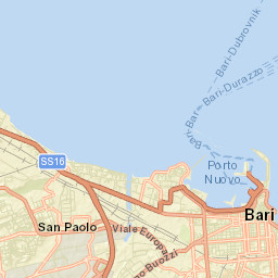 San Paolo Street Map