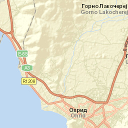 Ohrid Street Map