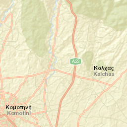 Komotiní Street Map