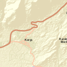 Kargı İlçesi Street Map