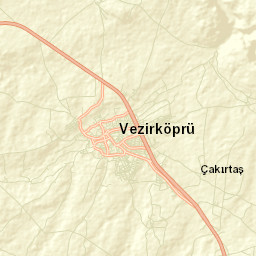 Vezirköprü Street Map