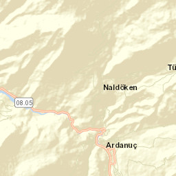 Ardanuç Street Map