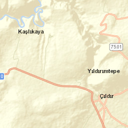 Çıldır İlçesi Street Map
