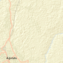 Aghstafa Street Map
