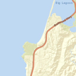 Patricks Point California Street Map