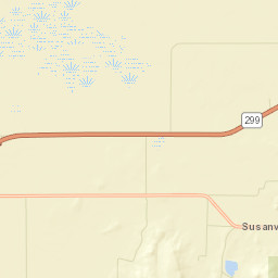 Hot Springs California Street Map