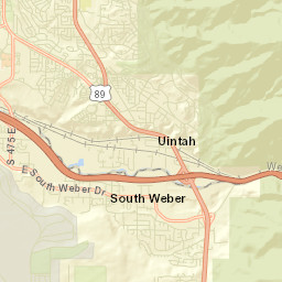 Uintah Street Map