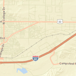 9001 Campstool Rd Cheyenne WY Street Map