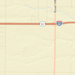 Lincoln Hwy Burns WY 82053 Street Map