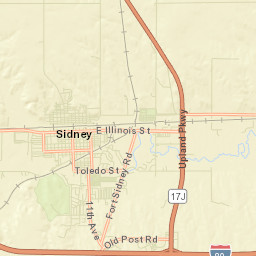 Sidney Street Map