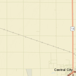 Highway 14, Central City, NE 68826, USA Street Map