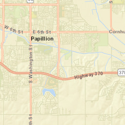 12345-12429 South 84th Street Papillion NE Street Map