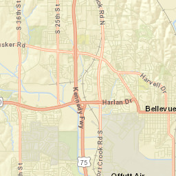 Bellevue Street Map