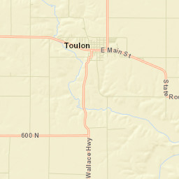 Toulon Street Map