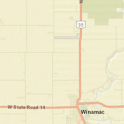 Winamac Street Map