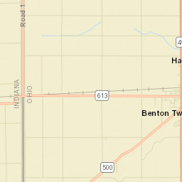 Payne Ohio Street Map