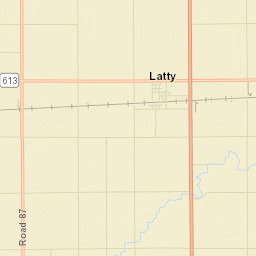 Latty Ohio Street Map