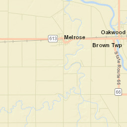 Melrose Ohio Street Map