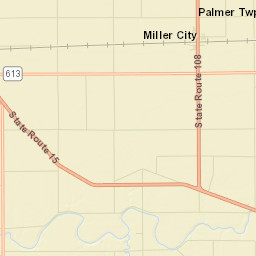 Miller City Ohio Street Map