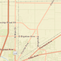 Mortimer Ohio Street Map