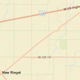 New Riegel Ohio Street Map