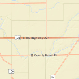 Swander Ohio Street Map