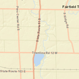 Steuben Ohio Street Map