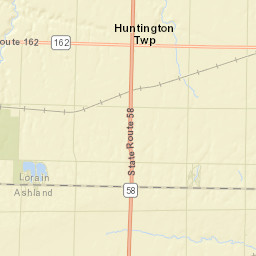 Huntington Ohio Street Map