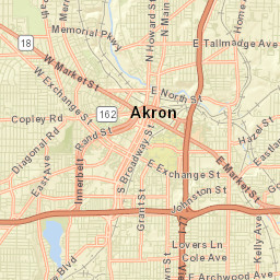 Summit Beach Park Ohio Street Map