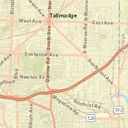 Tallmadge Ohio Street Map