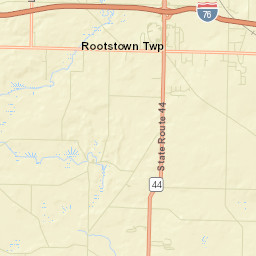 Rootstown Ohio Street Map