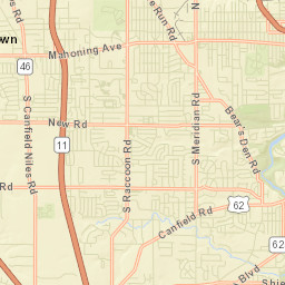 West Side Ohio Street Map