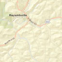 Reynoldsville Street Map
