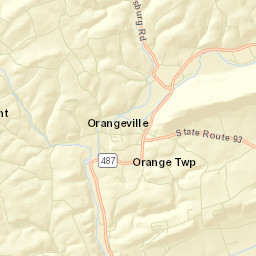 Columbia County Street Map