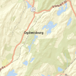 Ogdensburg Street Map