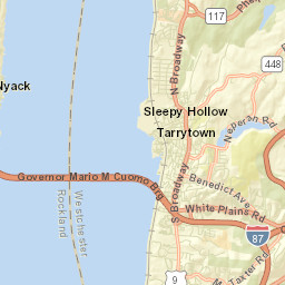 Sleepy Hollow Manor New York Street Map