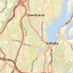 Valhalla New York Street Map