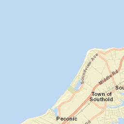 Southold New York Street Map