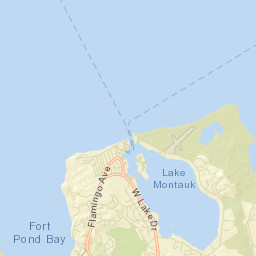 Montauk Station New York Street Map