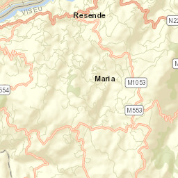 Resende Street Map