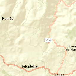 Murça Street Map