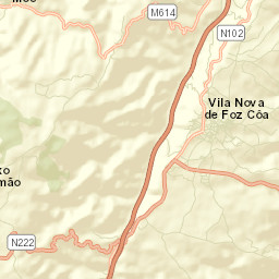 Vila Nova de Foz Côa Street Map