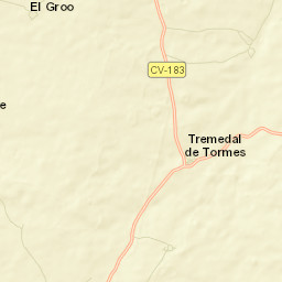 Tremedal de Tormes Street Map