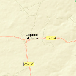 Gejuelo del Barro Street Map