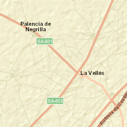 Negrilla de Palencia Street Map