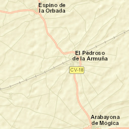 Espino de la Orbada Street Map