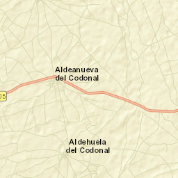 Aldehuela del Codonal Street Map
