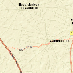 Escarabajosa de Cabezas Street Map